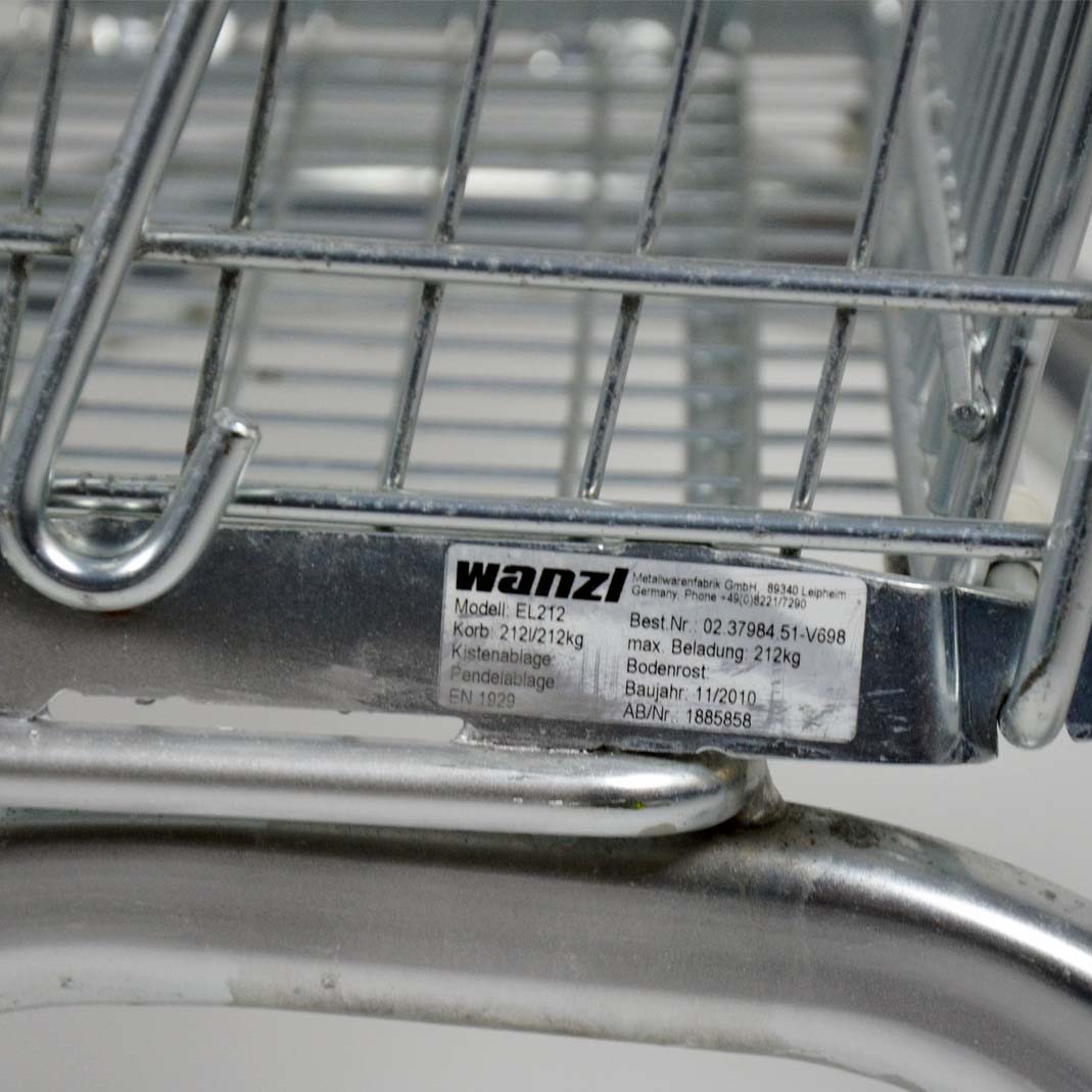 Cărucior pentru cumpărături 180 litri Cărucior pentru cumpărături